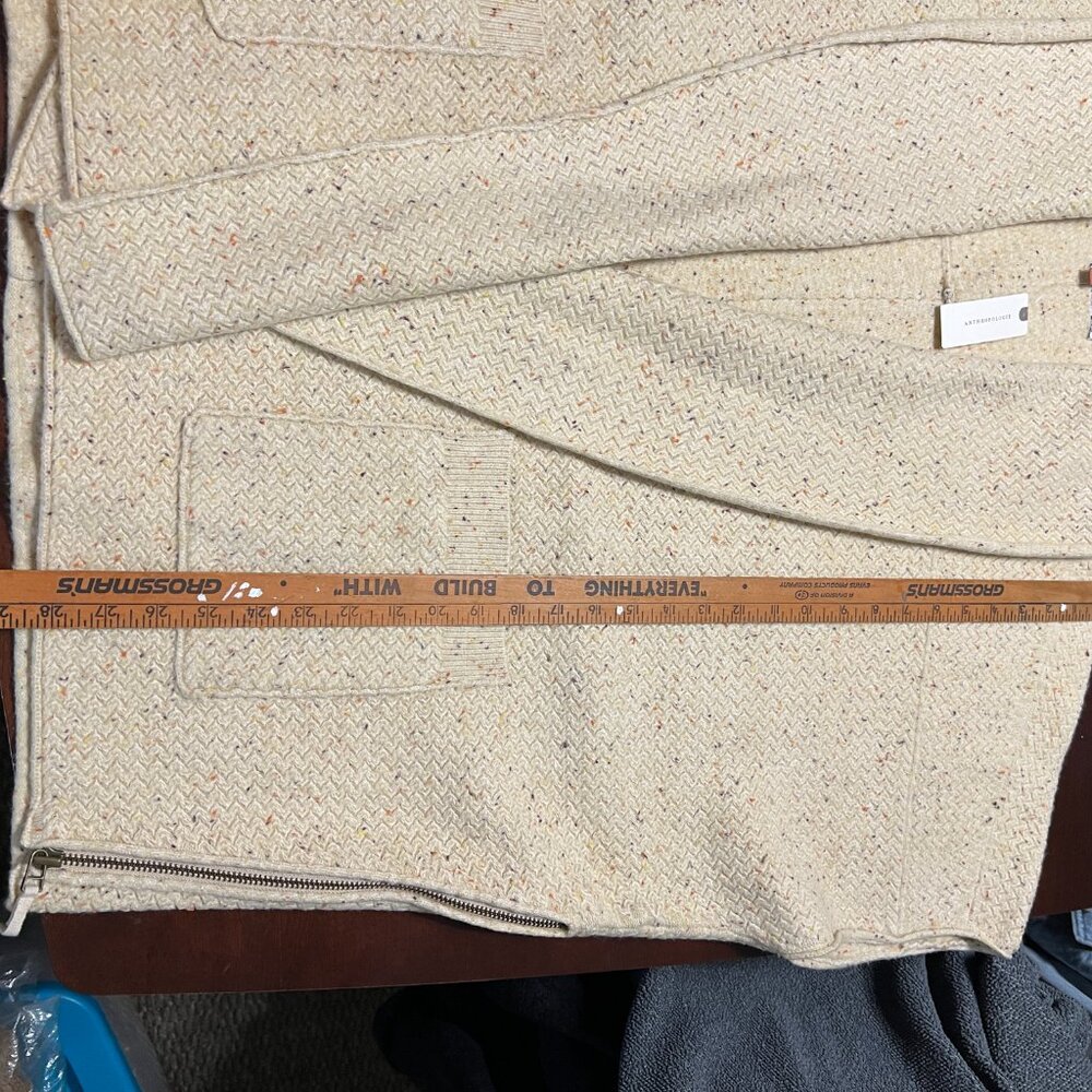 ANTHROPOLOGIE X PILCRO OPEN FRONT COVERLET SIZE S(very roomy) - Picture 8 of 10